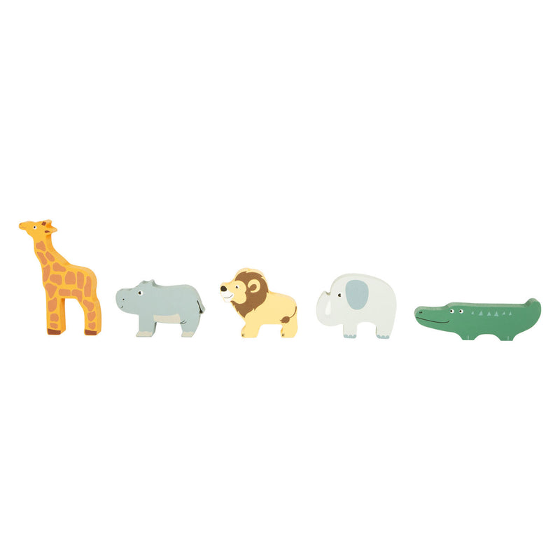 Load image into Gallery viewer, Small foot - houten vormenstoof jeep safari, 6dlg.