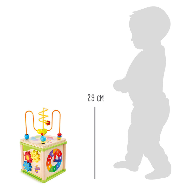 Load image into Gallery viewer, Small foot - houten activiteiten motoriek spiraal 5in1