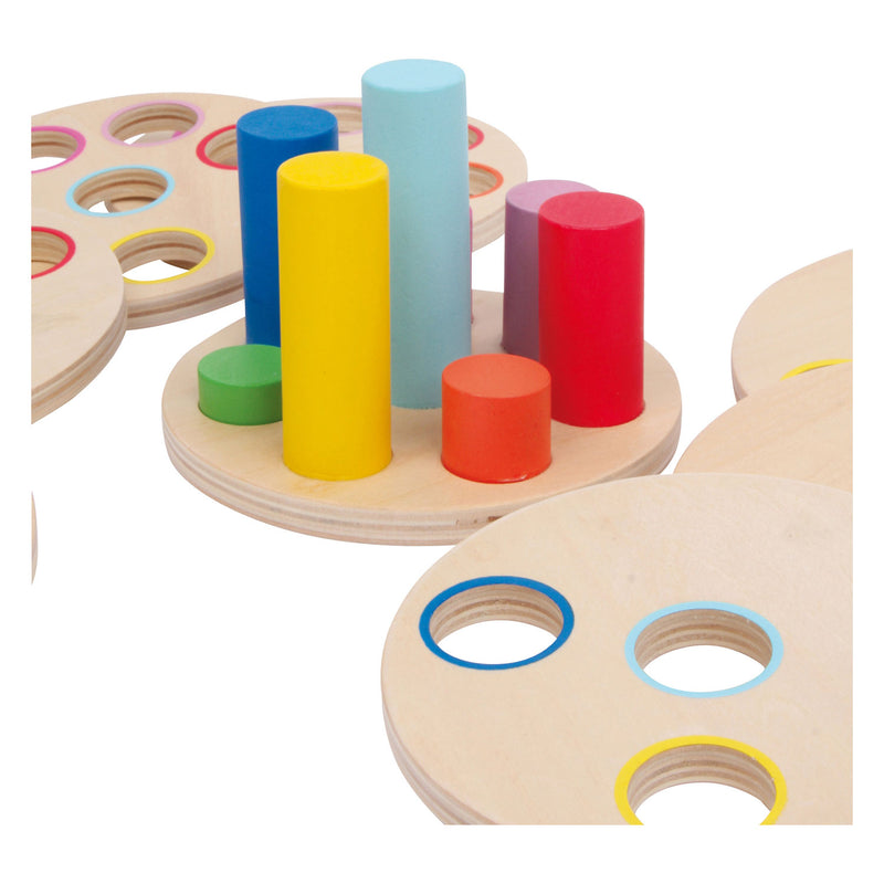 Load image into Gallery viewer, Small foot - houten stapelspel logisteck educatief, 9dlg.