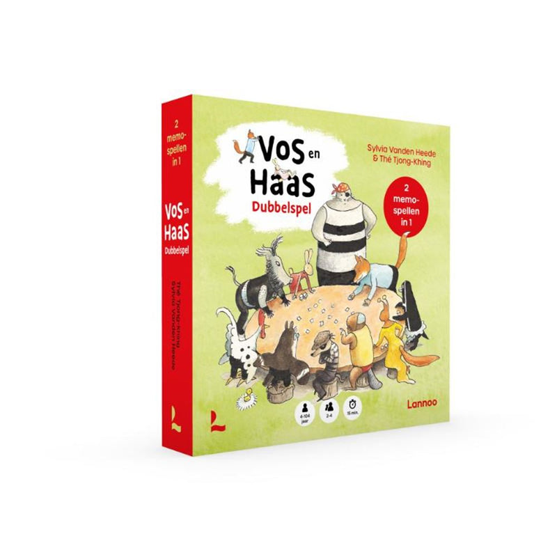 Afbeelding laden in galerijviewer, Terra lannoo vos en haas - dubbelspel 4+