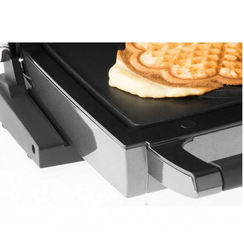 Load image into Gallery viewer, Fritel 142355 bakplaten hartjesvorm aluminium zwart