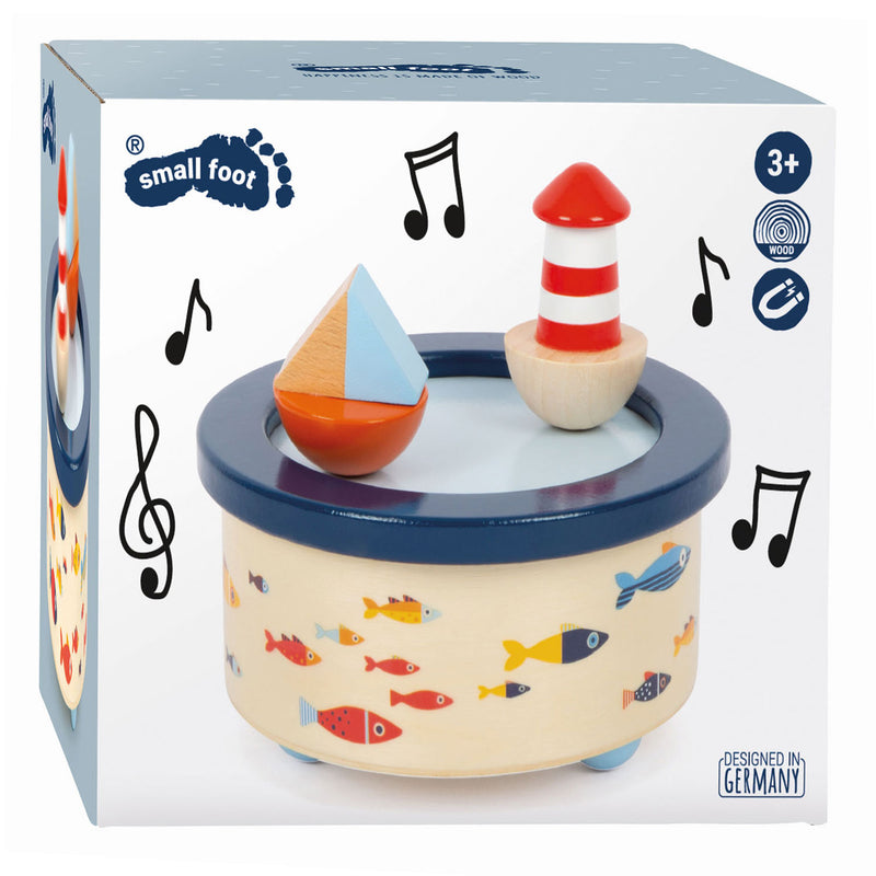 Afbeelding laden in galerijviewer, Small foot - houten muziekdoos ocean