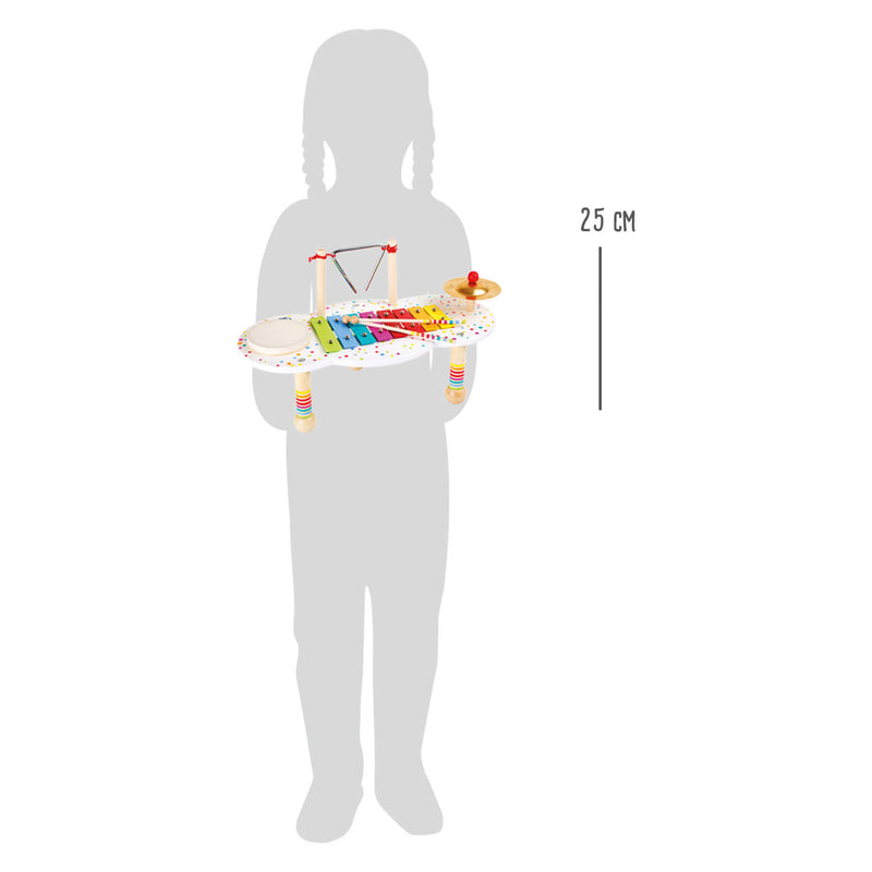 Load image into Gallery viewer, Small Foot Houten Muziektafel met Stippen, 3dlg.