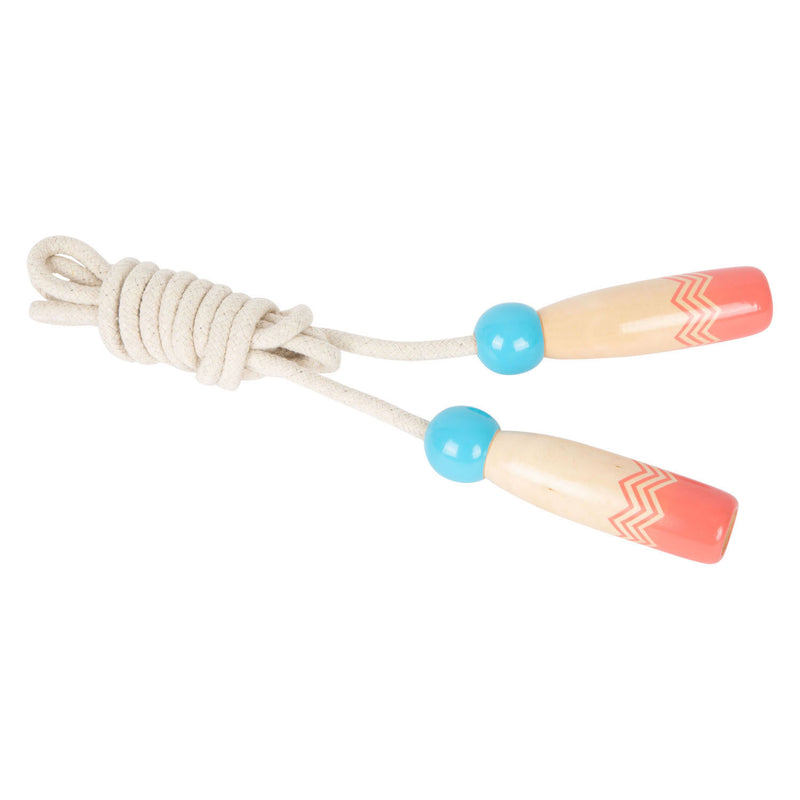 Load image into Gallery viewer, Small foot - houten springtouw met patroon, set van 2