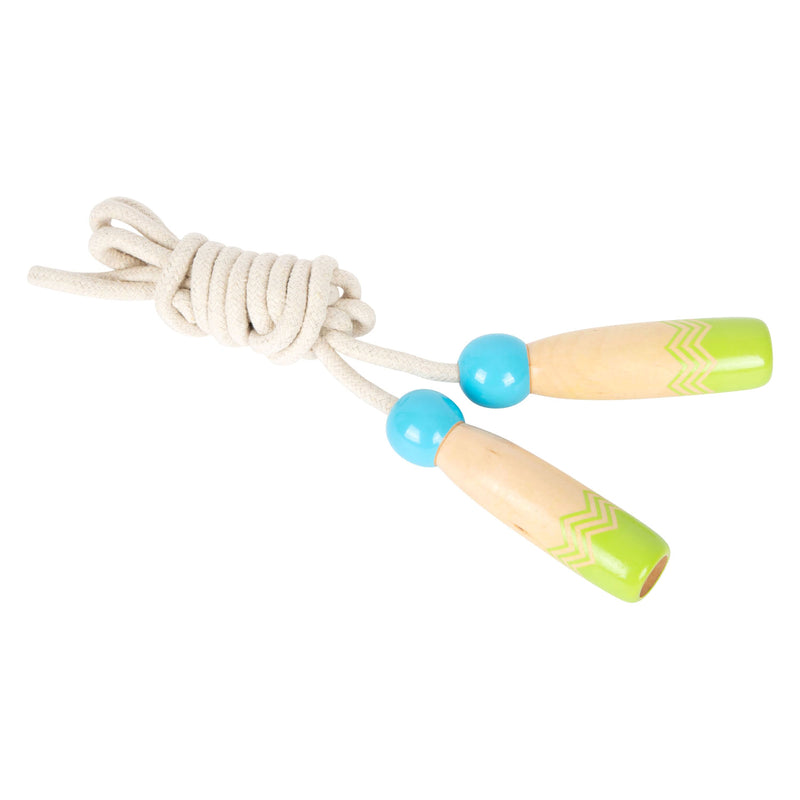 Afbeelding laden in galerijviewer, Small foot - houten springtouw met patroon, set van 2