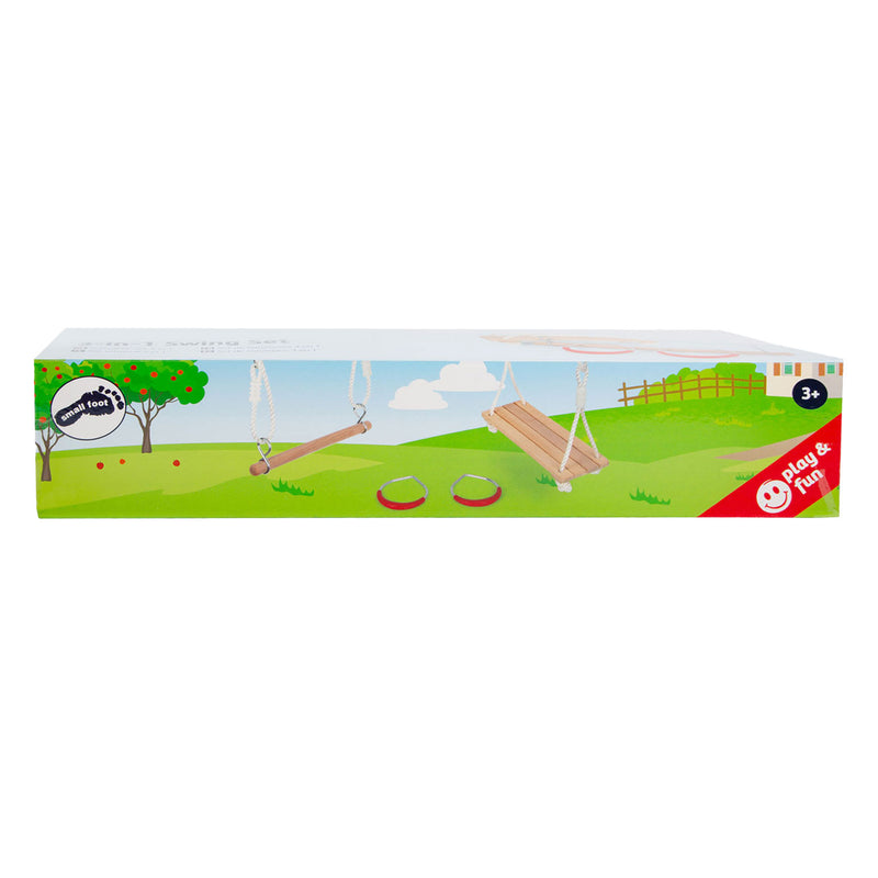 Load image into Gallery viewer, Small foot - houten schommelset 3in1