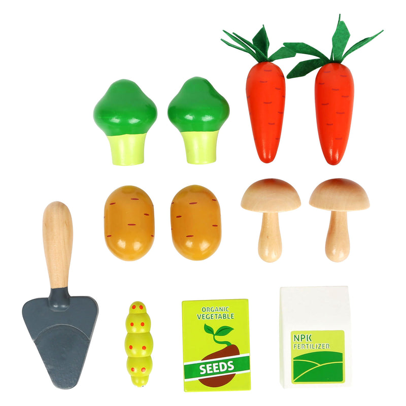 Load image into Gallery viewer, Small Foot Houten Groentetuin Speelset, 13dlg.