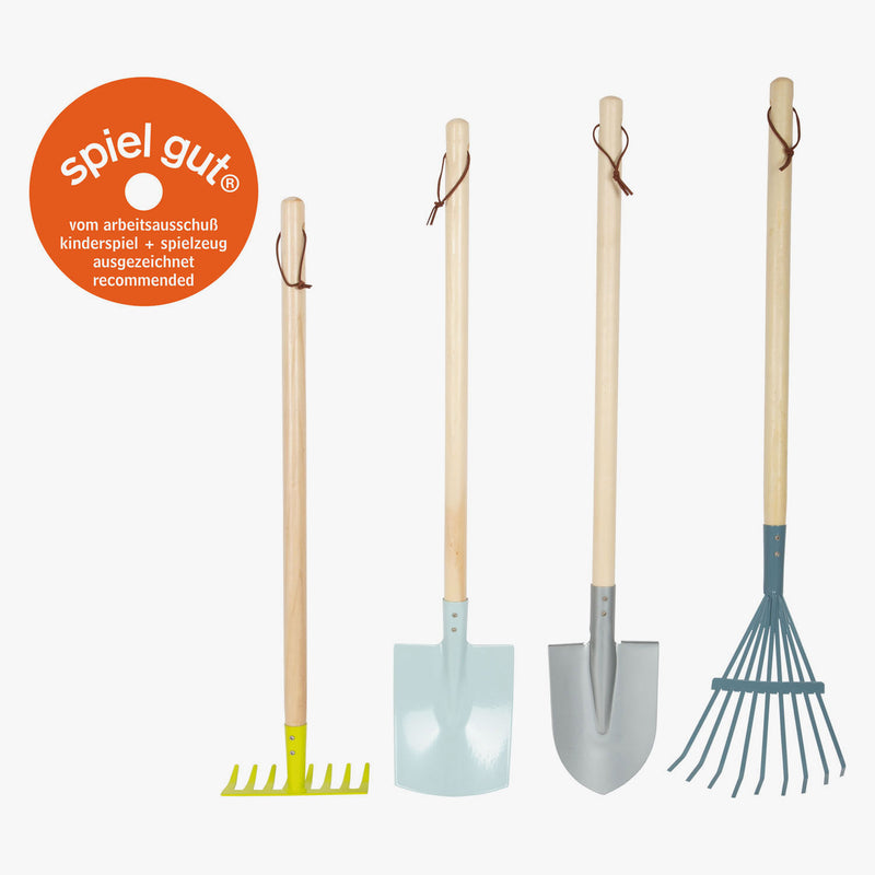 Load image into Gallery viewer, Small foot - houten tuingereedschap, 4dlg.
