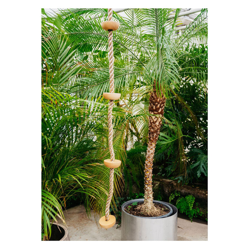 Load image into Gallery viewer, Small foot - klimladder met houten opstapjes, 190cm