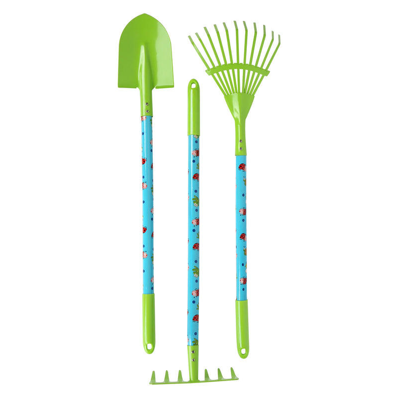 Load image into Gallery viewer, Small foot - tuingereedschap met kruiwagen groen, 8dlg.