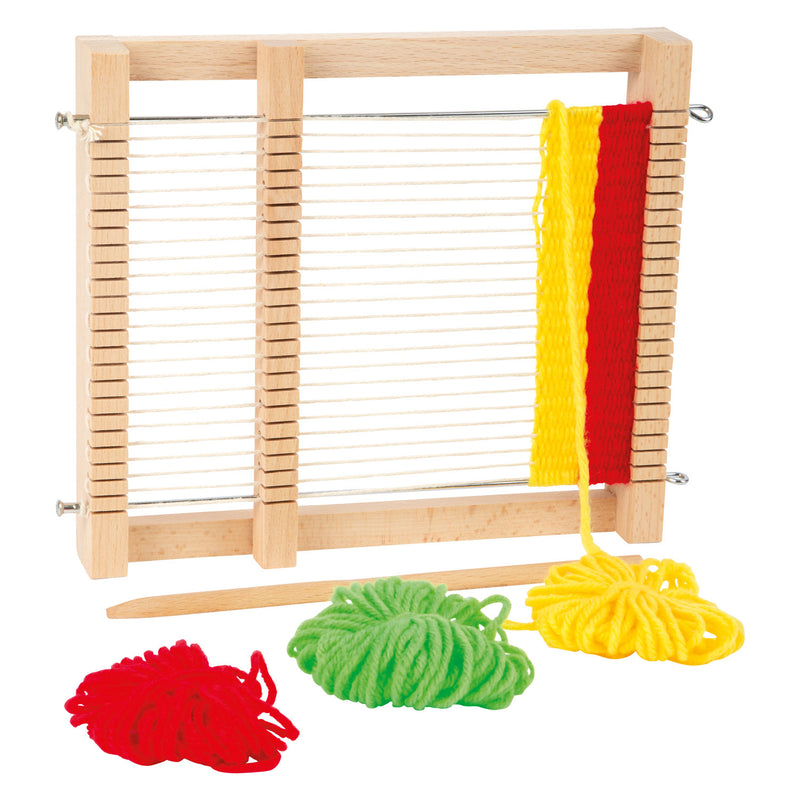 Load image into Gallery viewer, Small foot - houten weefgetouw compact, 6dlg.