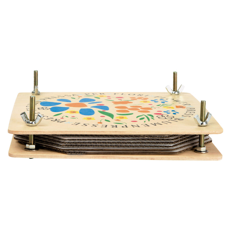 Load image into Gallery viewer, Small foot - houten bloemenpers, 18x18cm