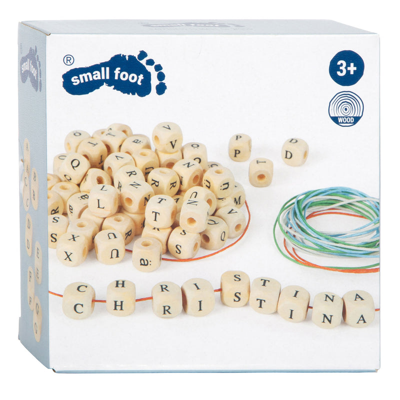 Load image into Gallery viewer, Small foot - houten letterkralen kettingen maken, 300 kralen