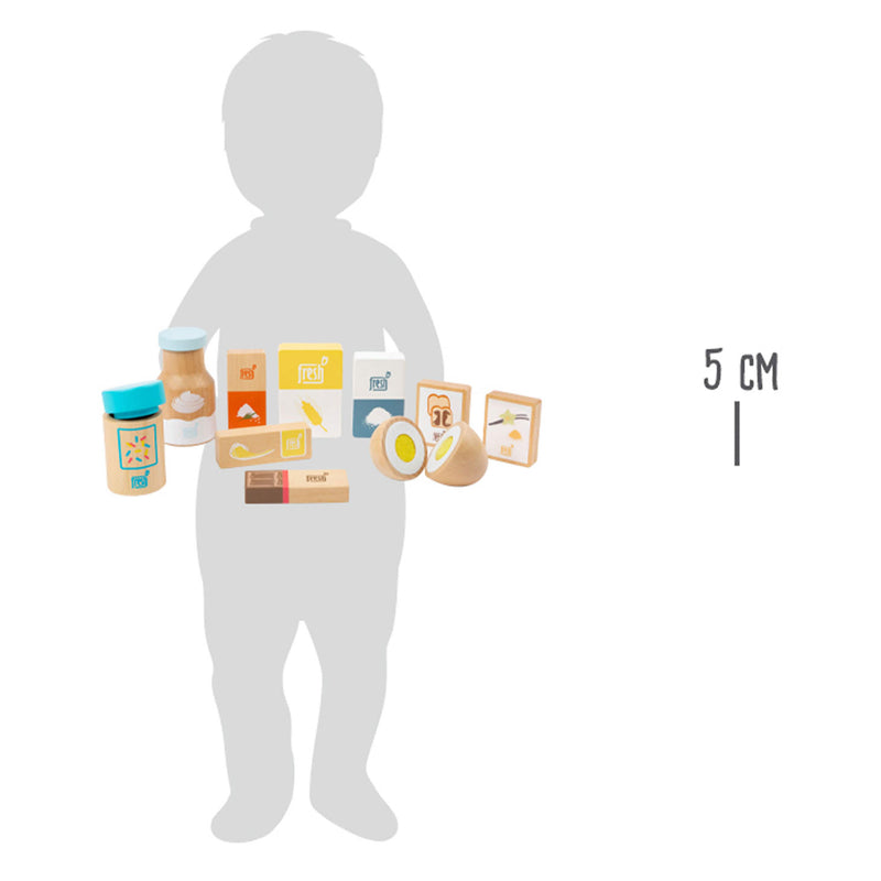 Load image into Gallery viewer, Small foot - houten speeleten bakbenodigdheden, 10dlg.