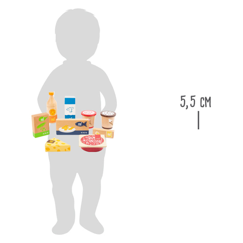 Load image into Gallery viewer, Small foot - houten speeleten koude en bevroren producten, 9dlg.