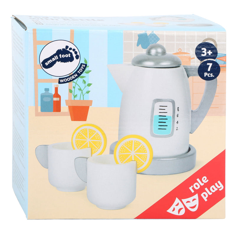 Load image into Gallery viewer, Small Foot Houten Theeset met Waterkoker, 7dlg.