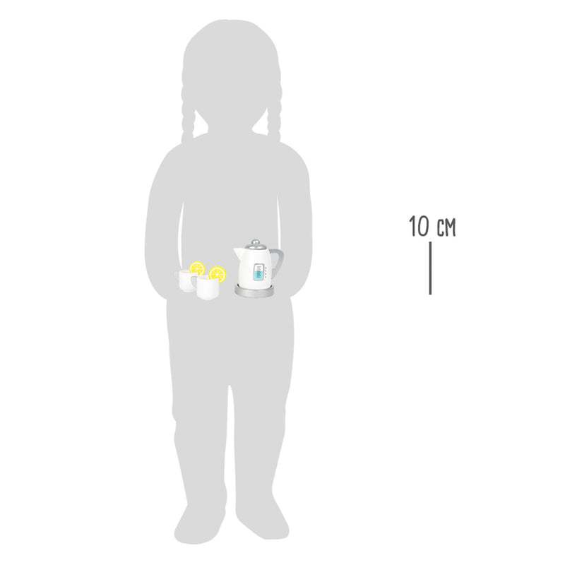 Load image into Gallery viewer, Small Foot Houten Theeset met Waterkoker, 7dlg.