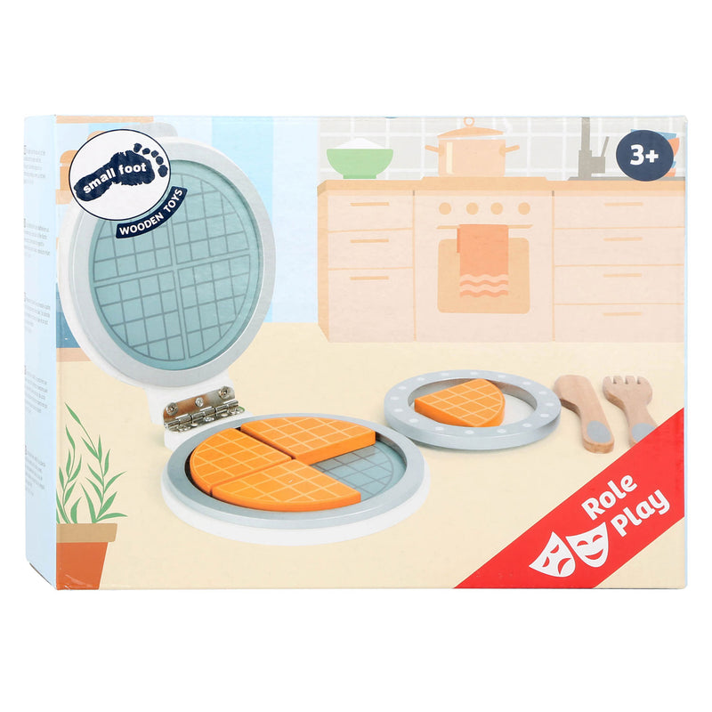 Load image into Gallery viewer, Small foot - houten wafelijzer set, 8dlg.