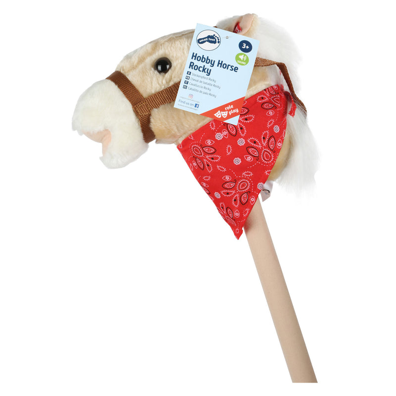 Afbeelding laden in galerijviewer, Small foot - houten stokpaard rocky, 80cm