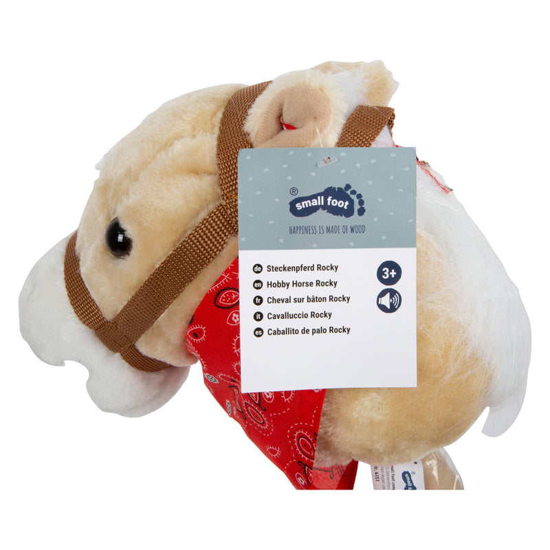 Afbeelding laden in galerijviewer, Small foot - houten stokpaard rocky, 80cm