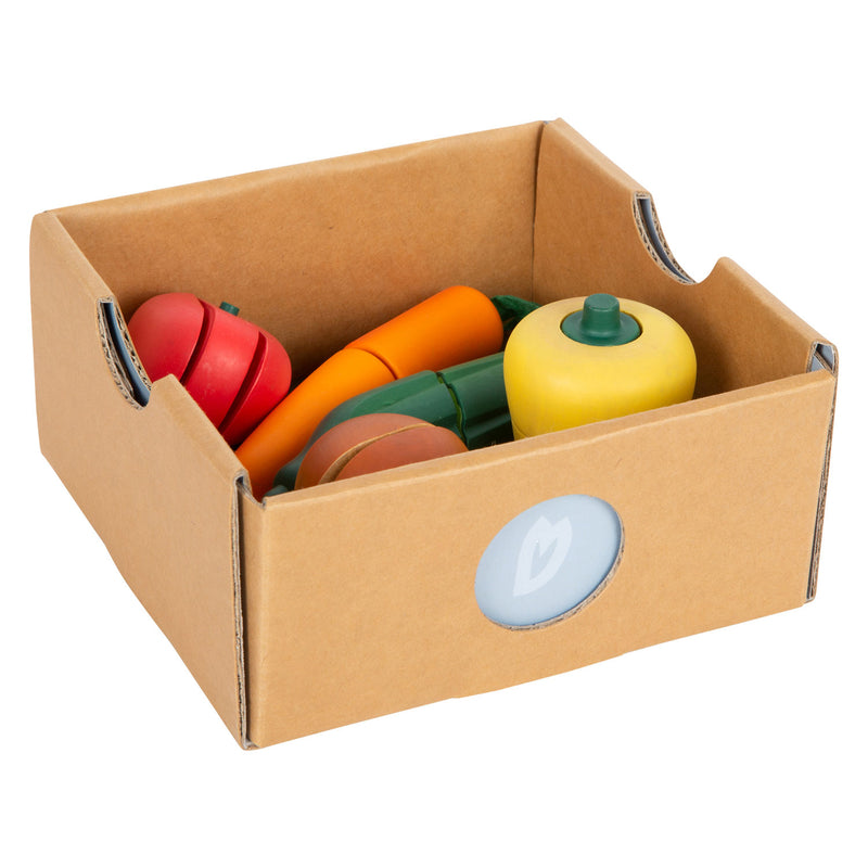 Load image into Gallery viewer, Small foot - houten snij- en speeleten groenten set, 13dlg.