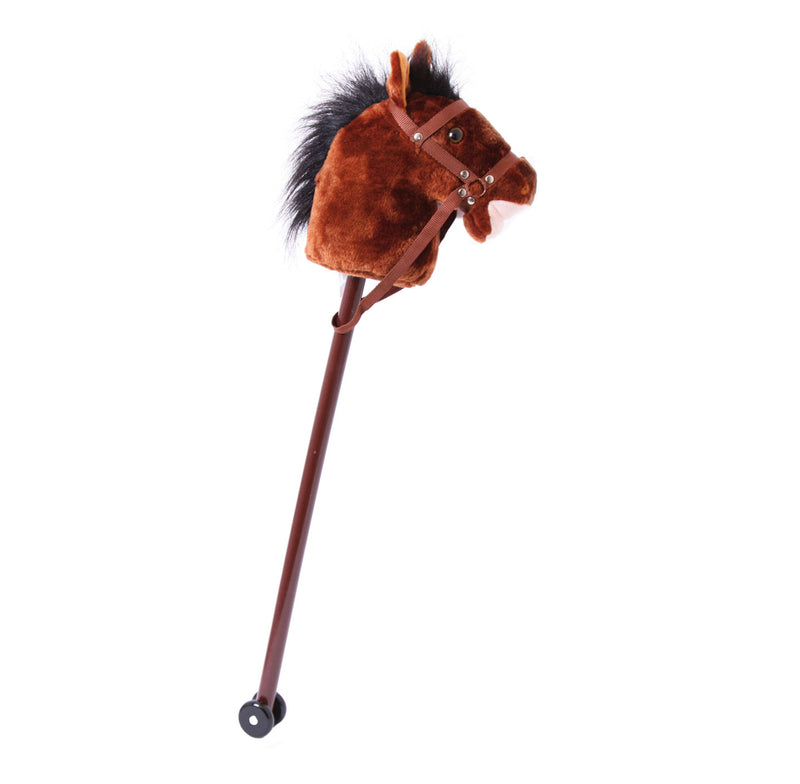 Load image into Gallery viewer, Small foot - houten stokpaard thunder, 88cm