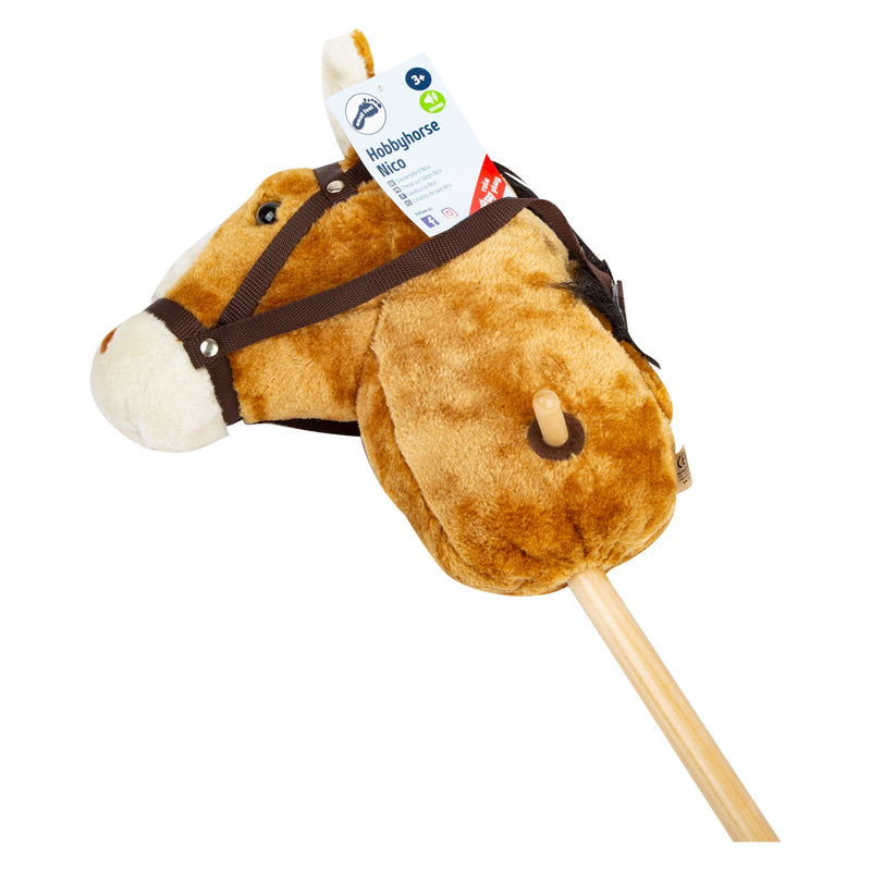 Load image into Gallery viewer, Small foot - houten stokpaard nico, 88cm