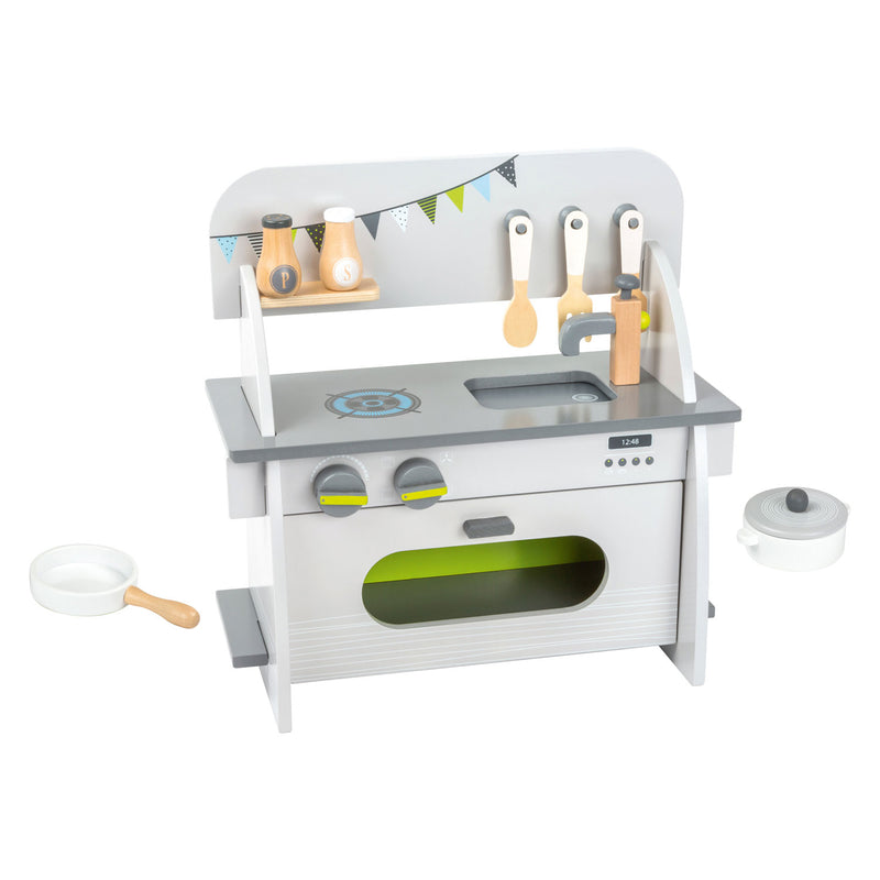 Load image into Gallery viewer, Small foot - houten speelkeuken compact, 9dlg.