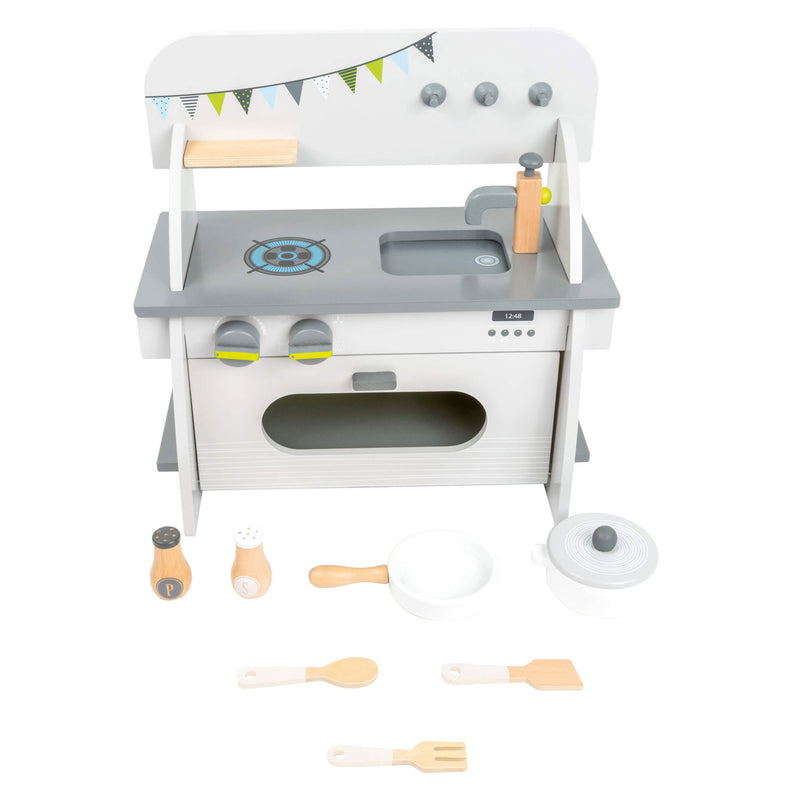Load image into Gallery viewer, Small foot - houten speelkeuken compact, 9dlg.