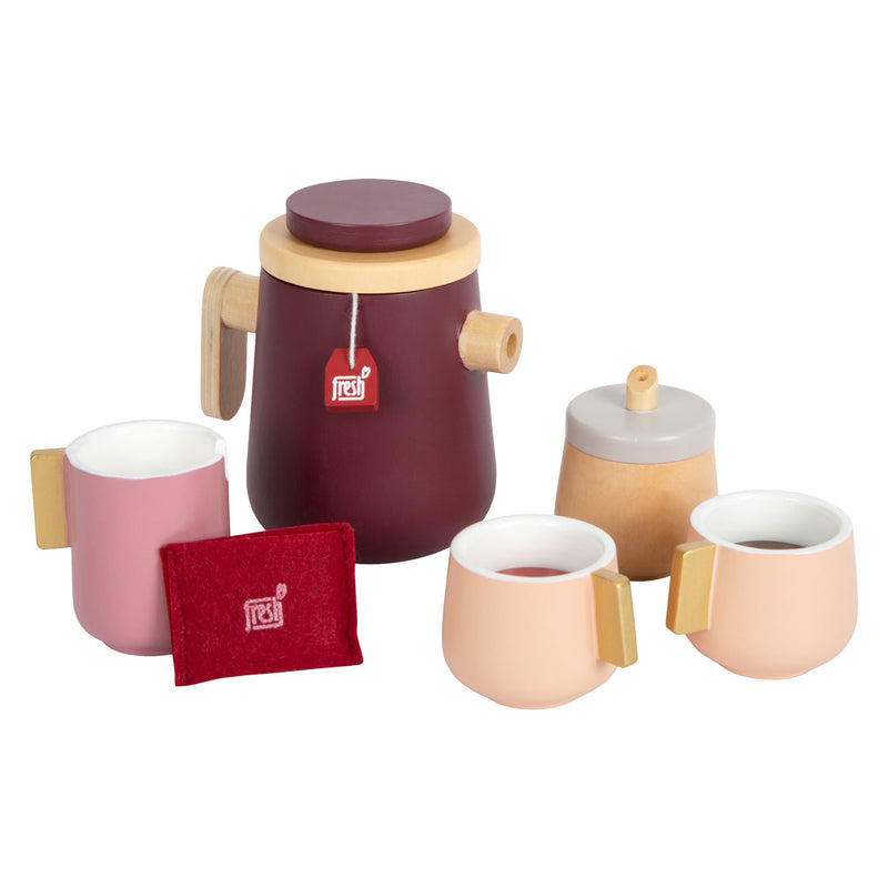 Load image into Gallery viewer, Small foot - houten koffie en theeset tasty, 16dlg.