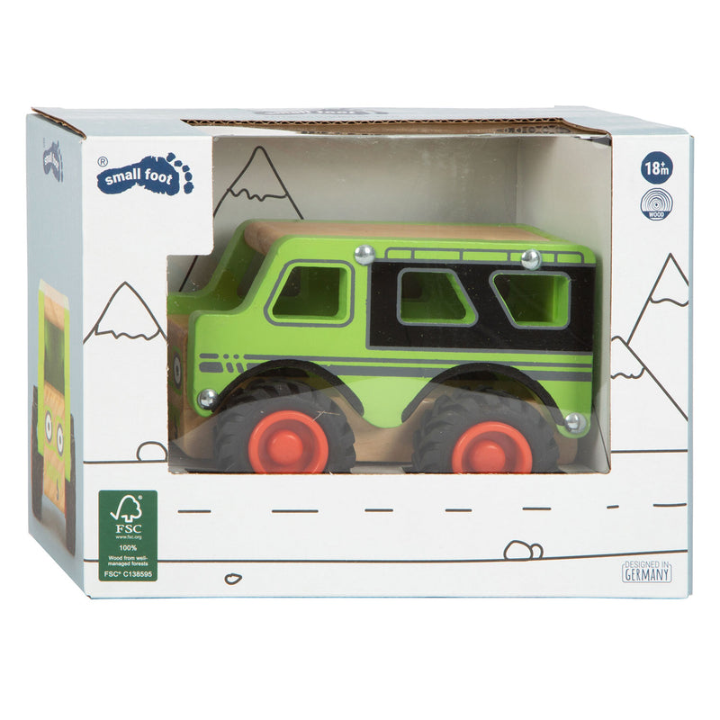 Load image into Gallery viewer, Small foot - houten off-road jeep groen