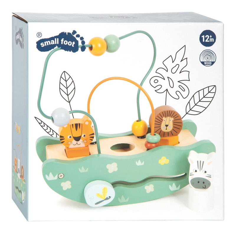 Load image into Gallery viewer, Small foot - houten balans motoriekspiraal safari