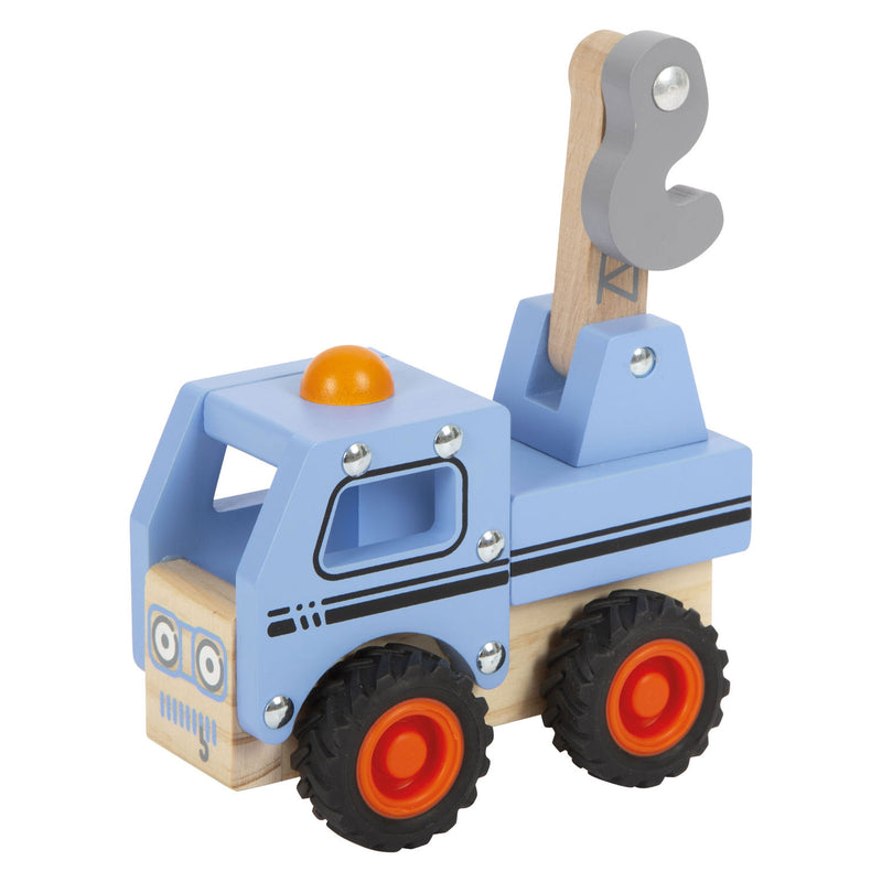 Load image into Gallery viewer, Small foot - houten sleepwagen blauw