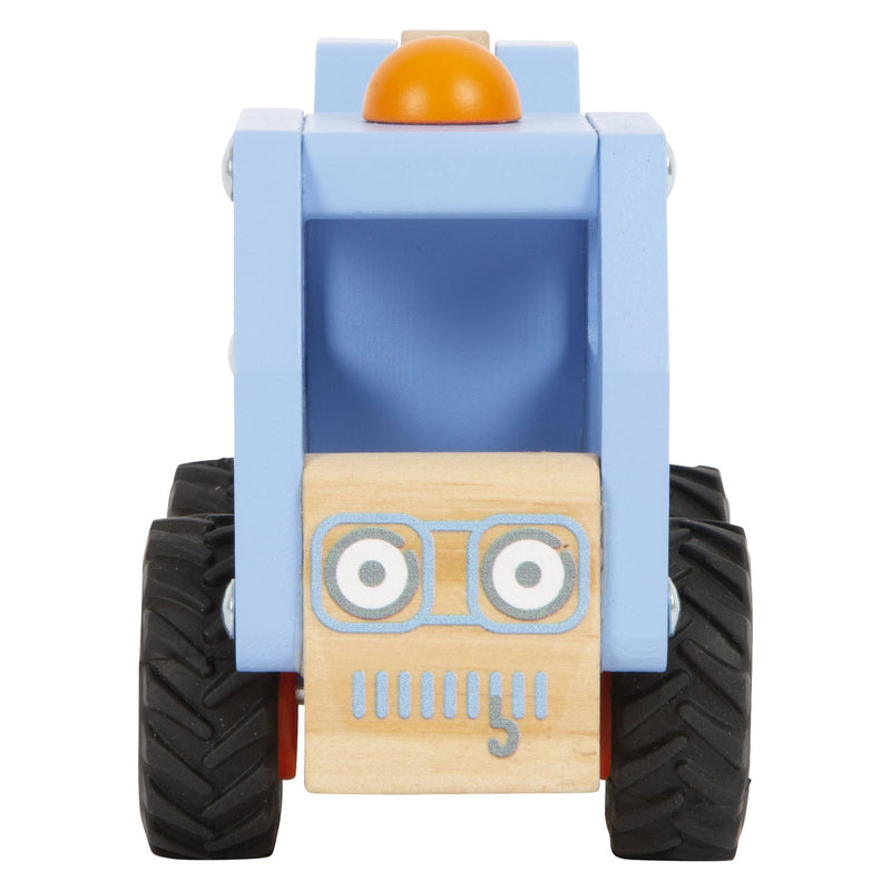 Load image into Gallery viewer, Small foot - houten sleepwagen blauw