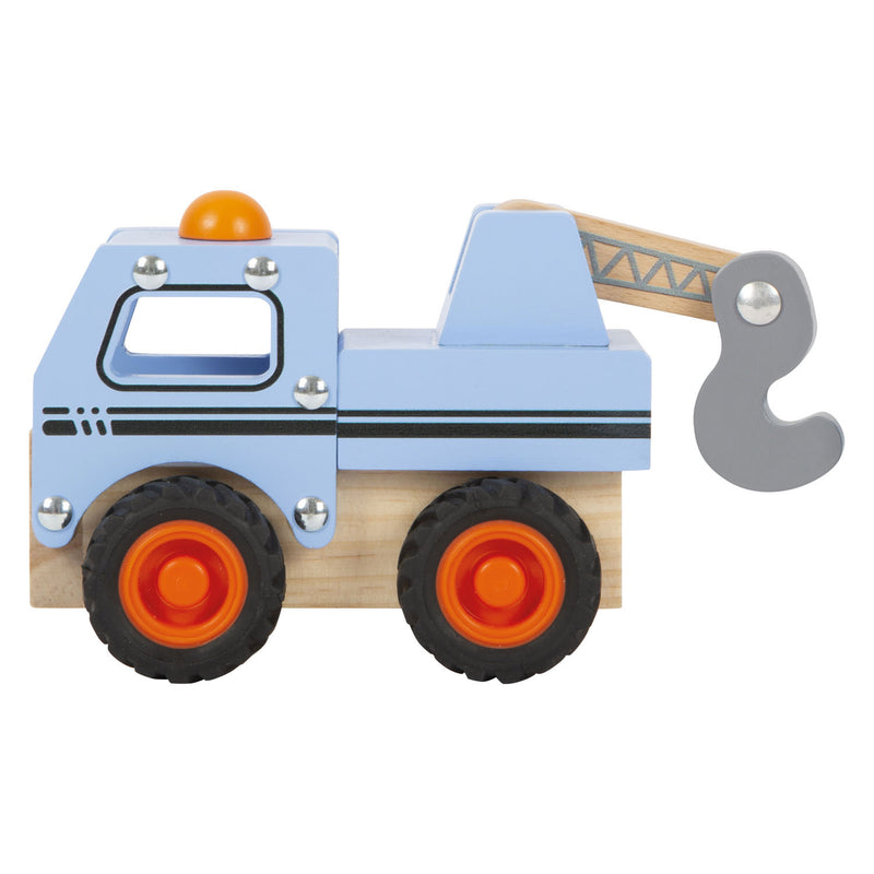 Load image into Gallery viewer, Small foot - houten sleepwagen blauw