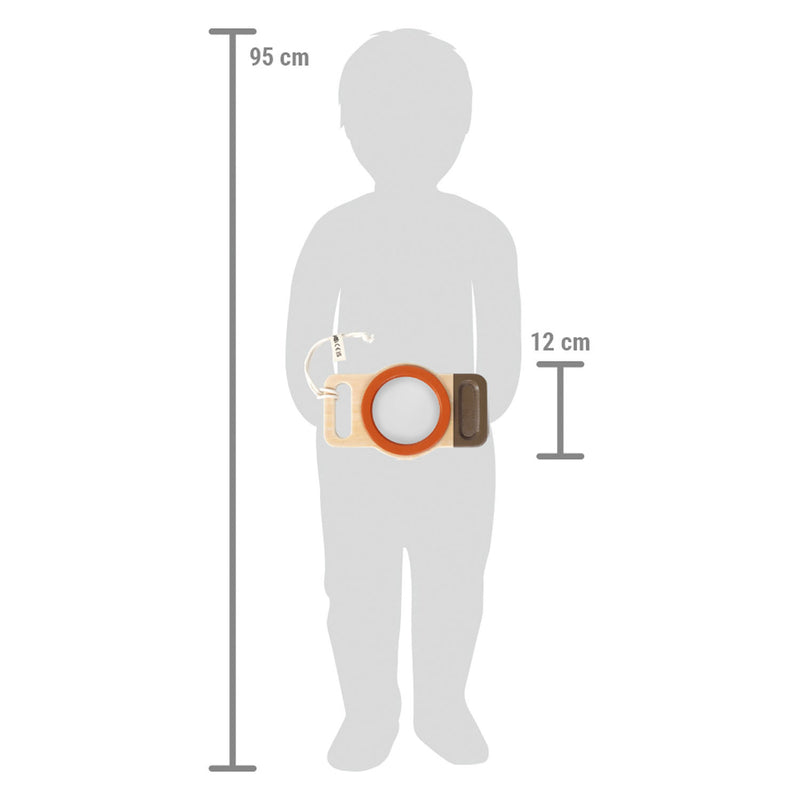 Load image into Gallery viewer, Small foot - houten xxl vergrootglas discover