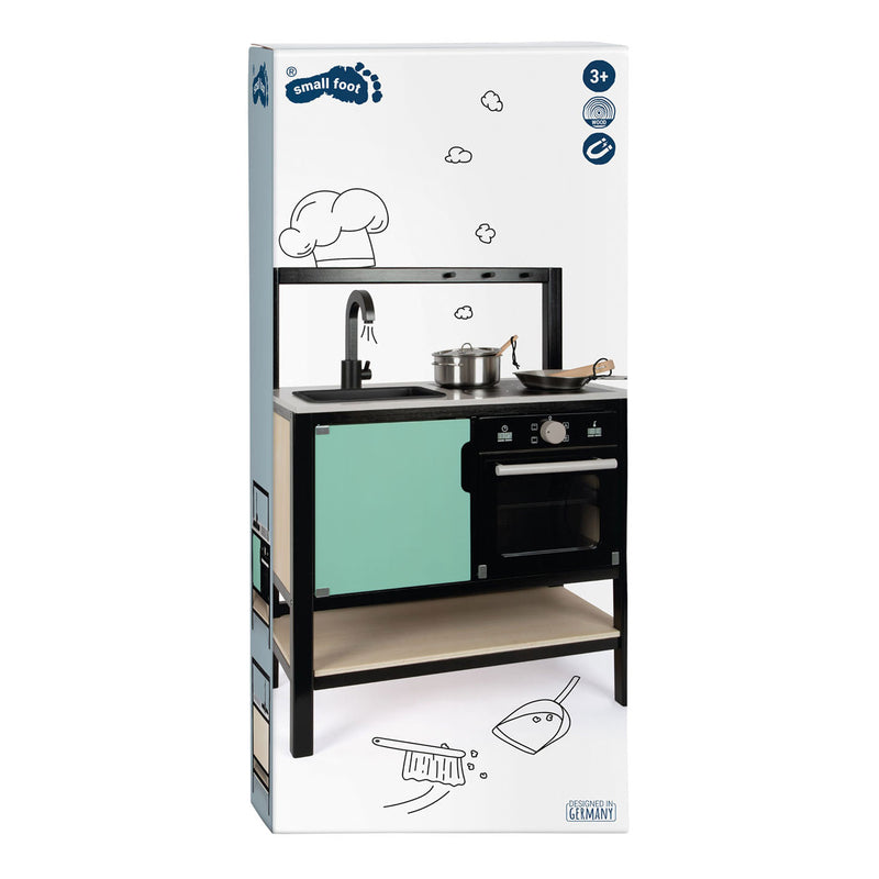 Afbeelding laden in galerijviewer, Small foot - houten speelkeuken industrieel, 6dlg.