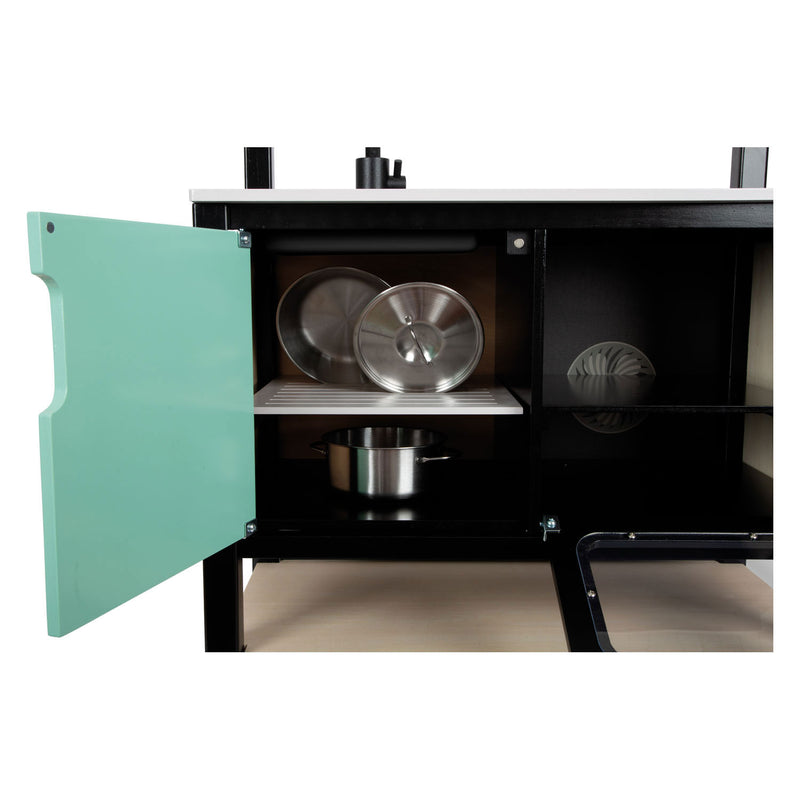 Load image into Gallery viewer, Small foot - houten speelkeuken industrieel, 6dlg.