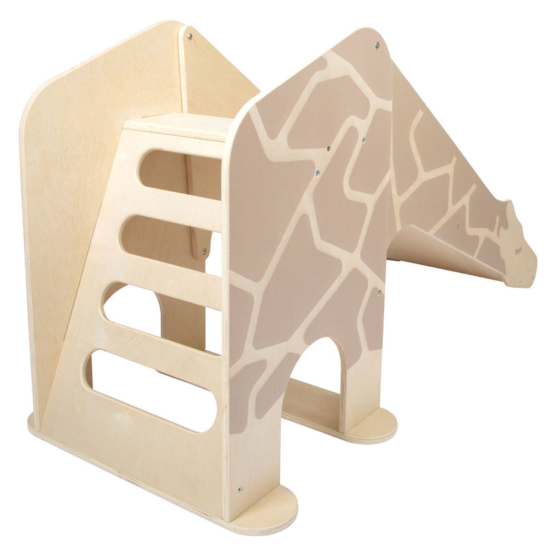 Load image into Gallery viewer, Small foot - houten indoor glijbaan giraffe wildlife