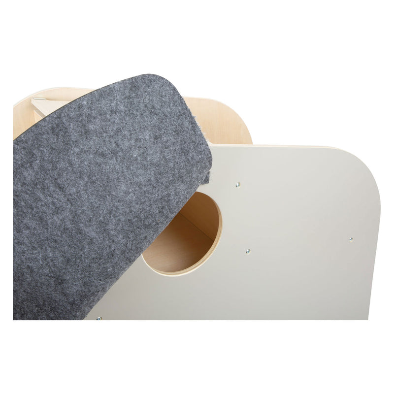 Load image into Gallery viewer, Small foot - houten speelgoedbox olifant op wielen met zitplek