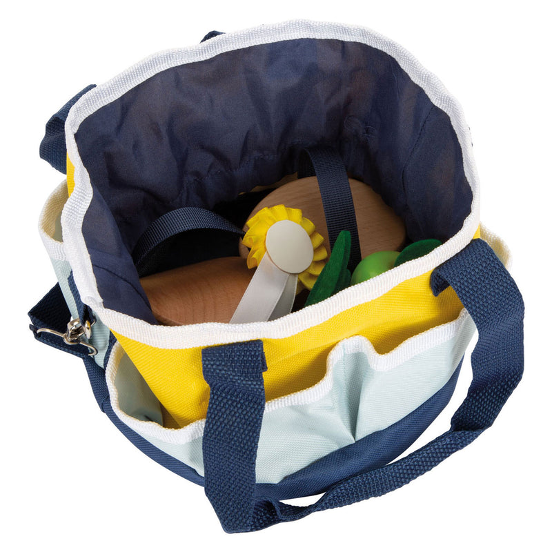 Load image into Gallery viewer, Small foot - houten paardenverzorgingsset met tas, 8dlg.