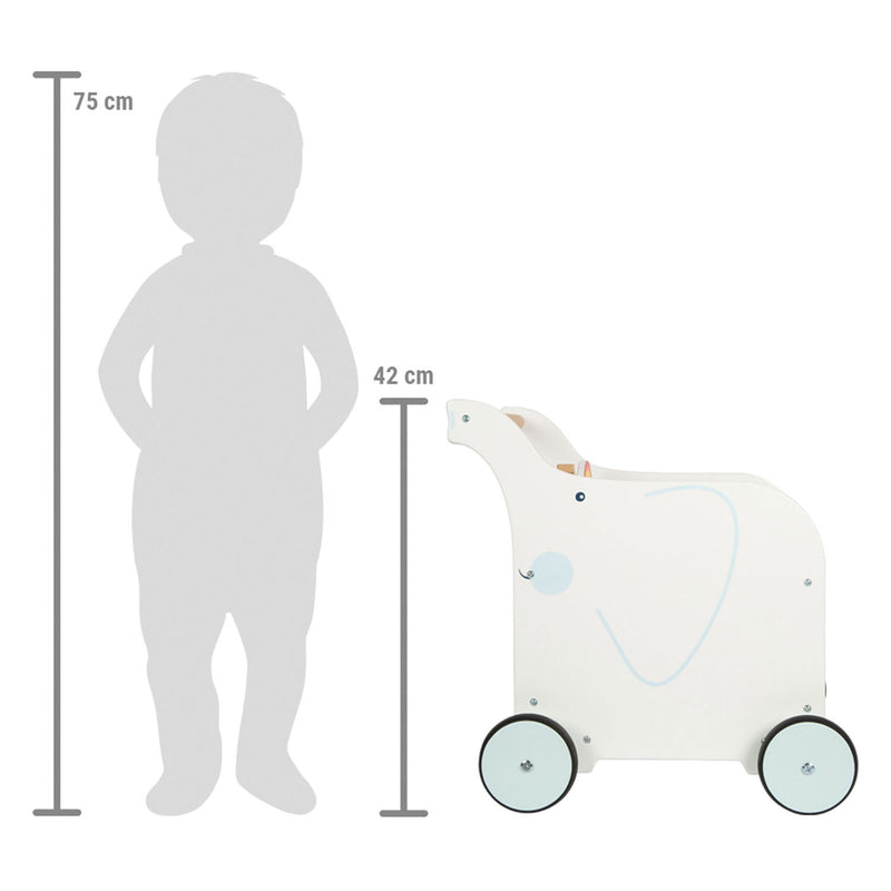 Load image into Gallery viewer, Small foot - baby walker speelgoedkist olifant