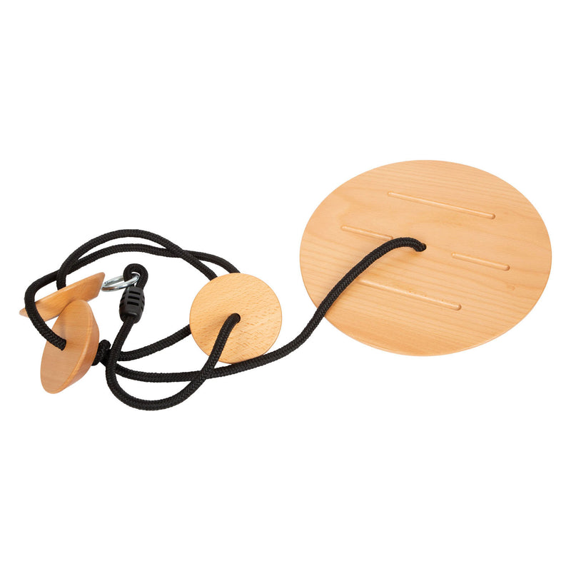 Load image into Gallery viewer, Small foot - schijfschommel met klimtouw black line