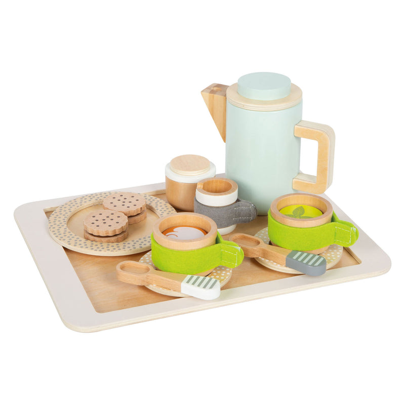 Load image into Gallery viewer, Small foot - houten speelkeuken koffie- en theeservies