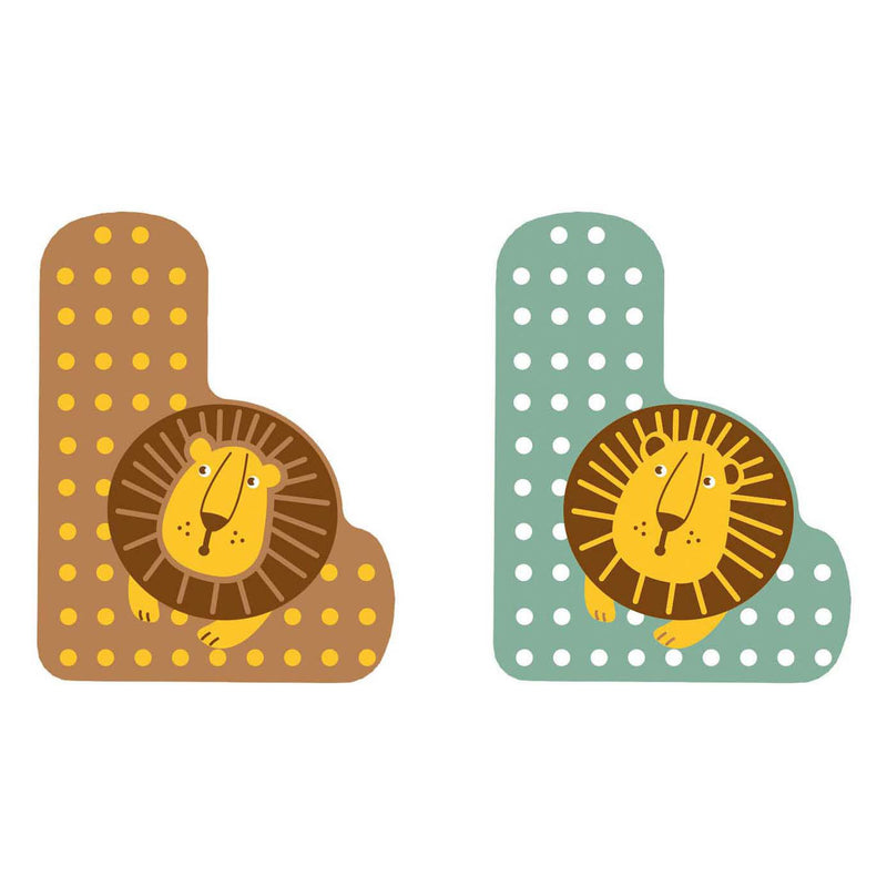 Load image into Gallery viewer, Small foot - houten dieren kinderletter - l