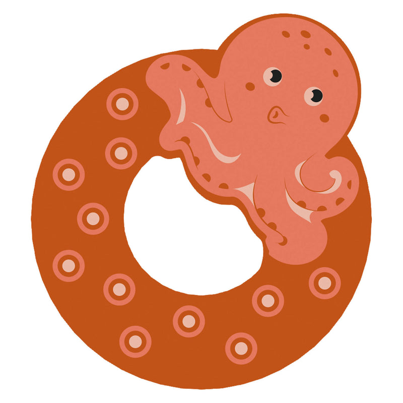 Load image into Gallery viewer, Small foot - houten dieren kinderletter - o