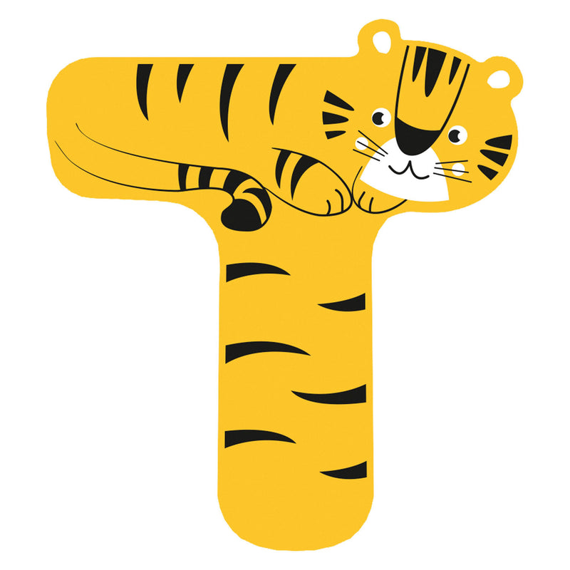 Load image into Gallery viewer, Small foot - houten dieren kinderletter - t