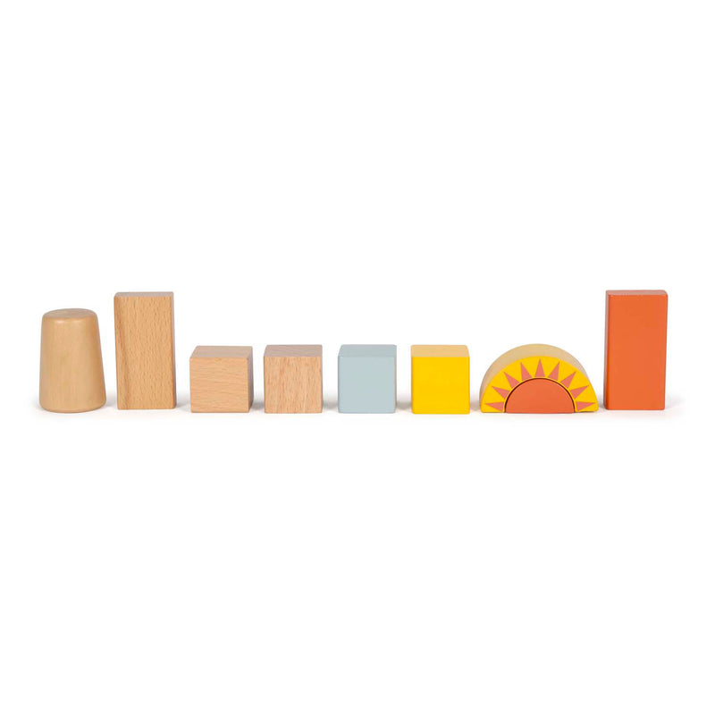 Load image into Gallery viewer, Small foot - houten bouwblokken dino, 50dlg.