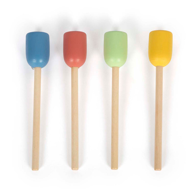 Load image into Gallery viewer, Small foot - houten vang de bal set, set van 4
