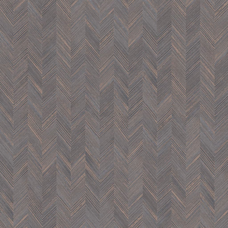 Load image into Gallery viewer, DUTCH WALLCOVERINGS DUTCH WALLCOVERINGS Behang Fishbone bruin en goudkleurig